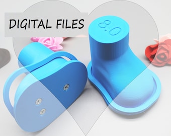 DIGITAL Files 8.0cm Lenght, Shoe molds set 8cm, Shoe dolls craft set, Dolls accessories, Doll clothes