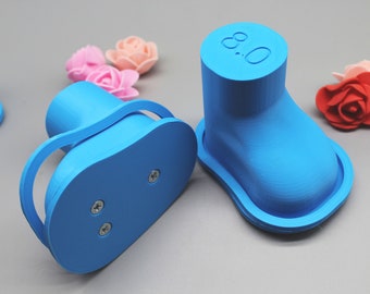 Shoe molds set 8cm, 3D printed Shoe mold set,  Shoe dolls craft set, Dolls accessories, Doll clothes