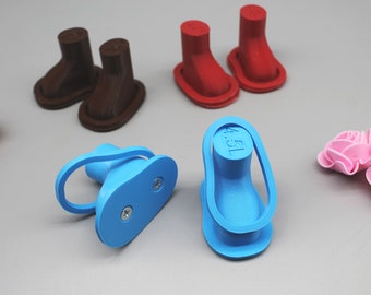 Shoe molds set 30mm, 35mm, 40mm, 45mm, Shoe molds set for Waldorf doll, 3D printed Shoe mold set,  Shoe dolls craft set, Dolls accessories