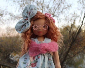 Waldorf doll 18", Steiner doll, Ready to ship doll, Art doll, Soft doll, Natural fiber doll, Cute doll.