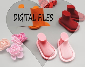 DIGITAL Files , Paola Reina Shoe molds set, Shoe dolls craft set, Dolls accessories, Doll clothes