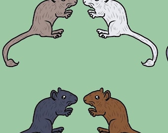 TYG gerbil - Välj bomull / trikå / softshell - med 10 cm snitt