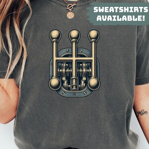 Comfort Colors® Manual Transmission Shifter Shirt Stick Shift Gearbox H Pattern Shirt Car Enthusiast Gift Shirt Manual Driver Tee For Men