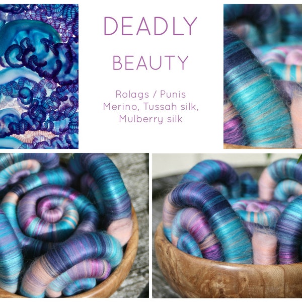 Deadly Beauty Rolags / Punis - 100g