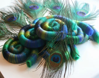 A Peacock's Tale Rolags / Punis - 100g