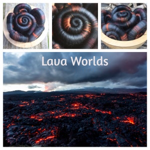 Lava Worlds rolags - 100g