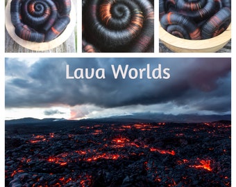 Lava Worlds rolags - 100g
