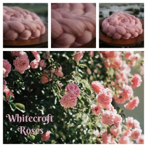 Whitecroft Roses luxury blend (merino, tussah silk and rose)