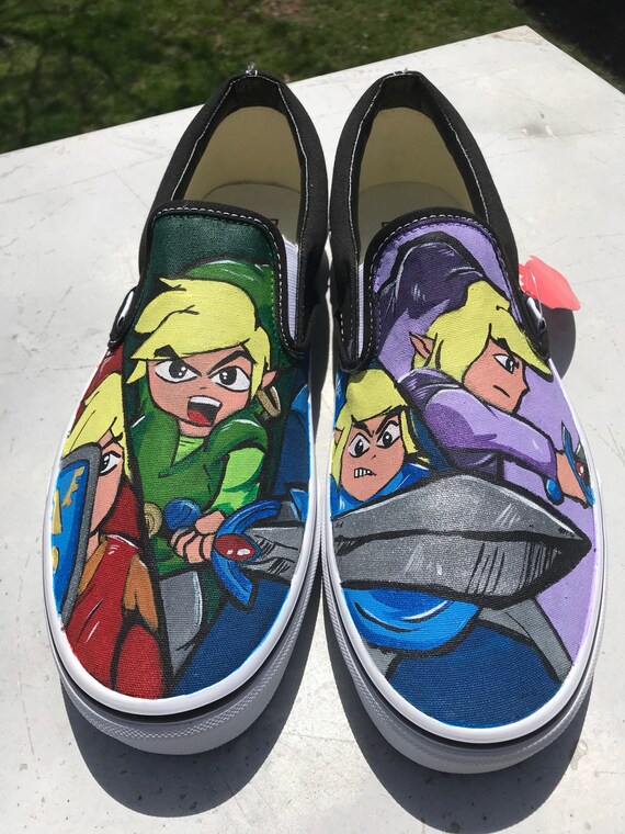 custom zelda vans