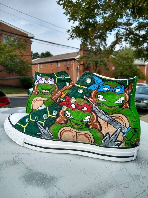 ninja turtle shoes converse