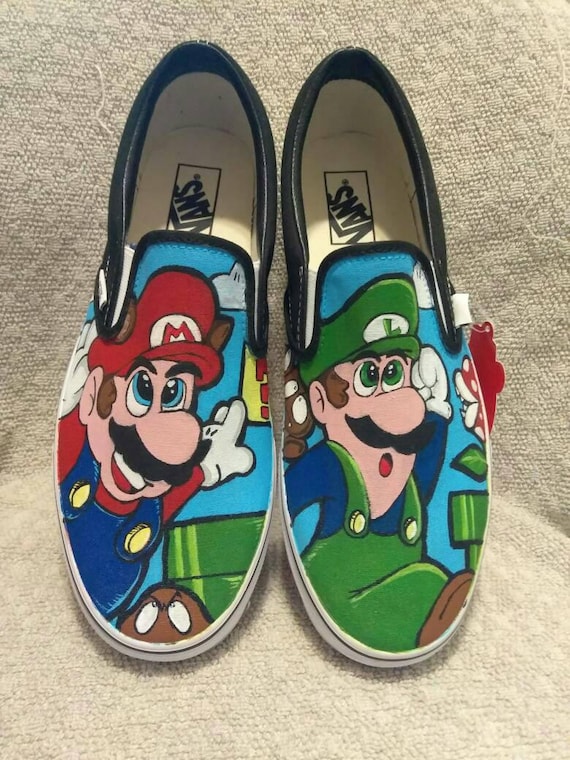 vans mario brothers shoes