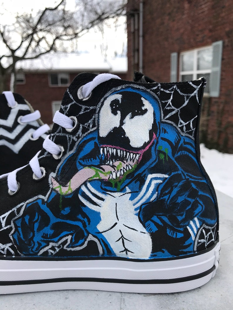 Venom Custom Converse | Etsy