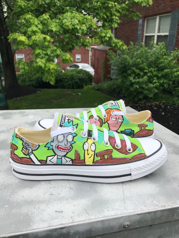 converse rick and morty
