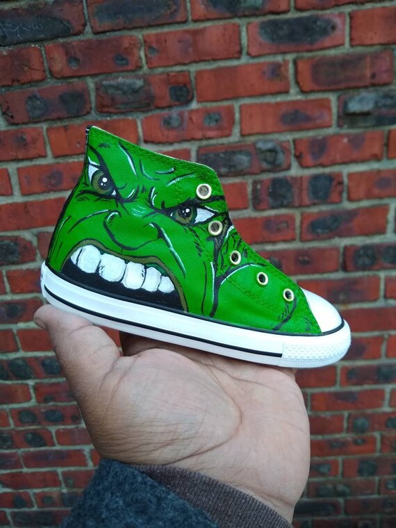 incredible hulk converse shoes