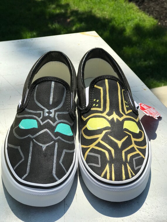 black panther vans kids