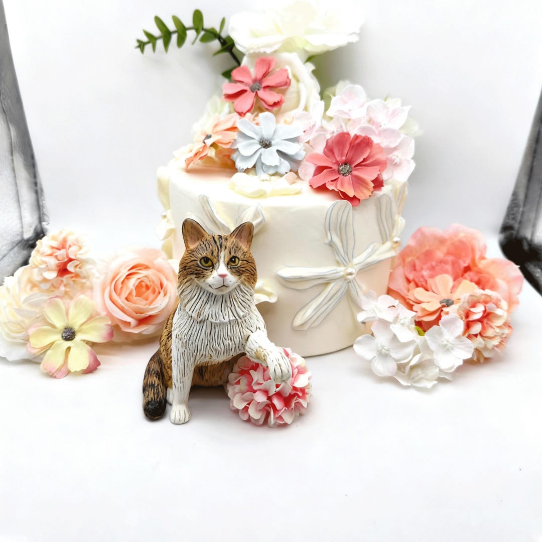 Custom Pet Cake Topper, Handcrafted Polymer Clay Dog Sculpture - Etsy