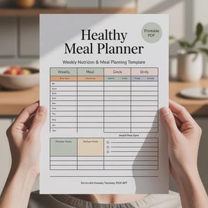 Healthy Meal Planner & Grocery List – Personalized Weekly Recipes, Calorie Counter, Macros Tracker