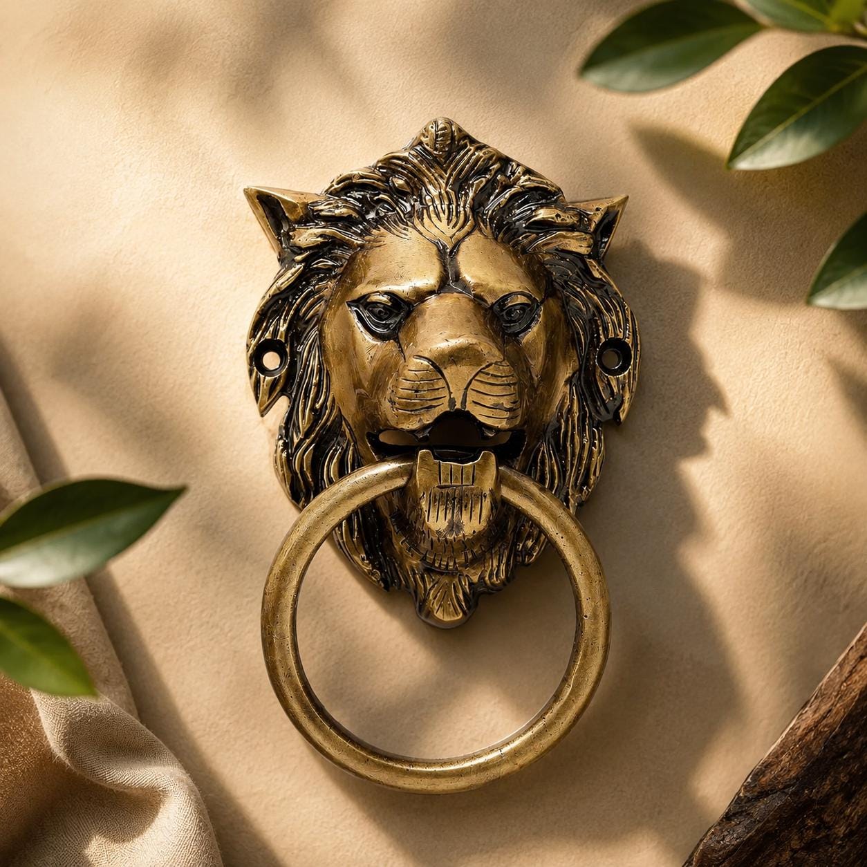 Lion door knocker - Etsy 日本