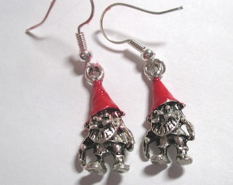 Gnomes Silver Earrings