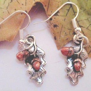 Acorn Silver Earrings