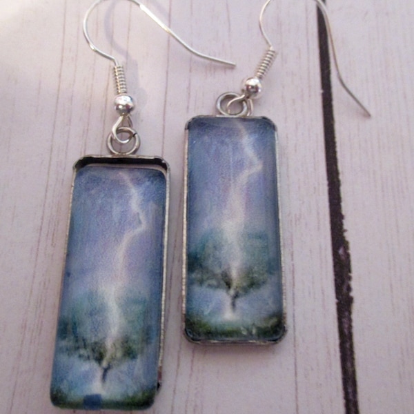 Lightning Glass Jewelry Etsy