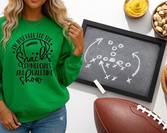Halftime Show Shirt | Funny Super Bowl Party Tee | Snack Lover Sweatshirt