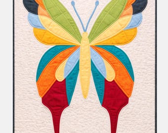 Butterfly Quilt Pattern PDF | Applique & Collage Pattern | Patchwork Design | Beginner Friendly Sewing Pattern