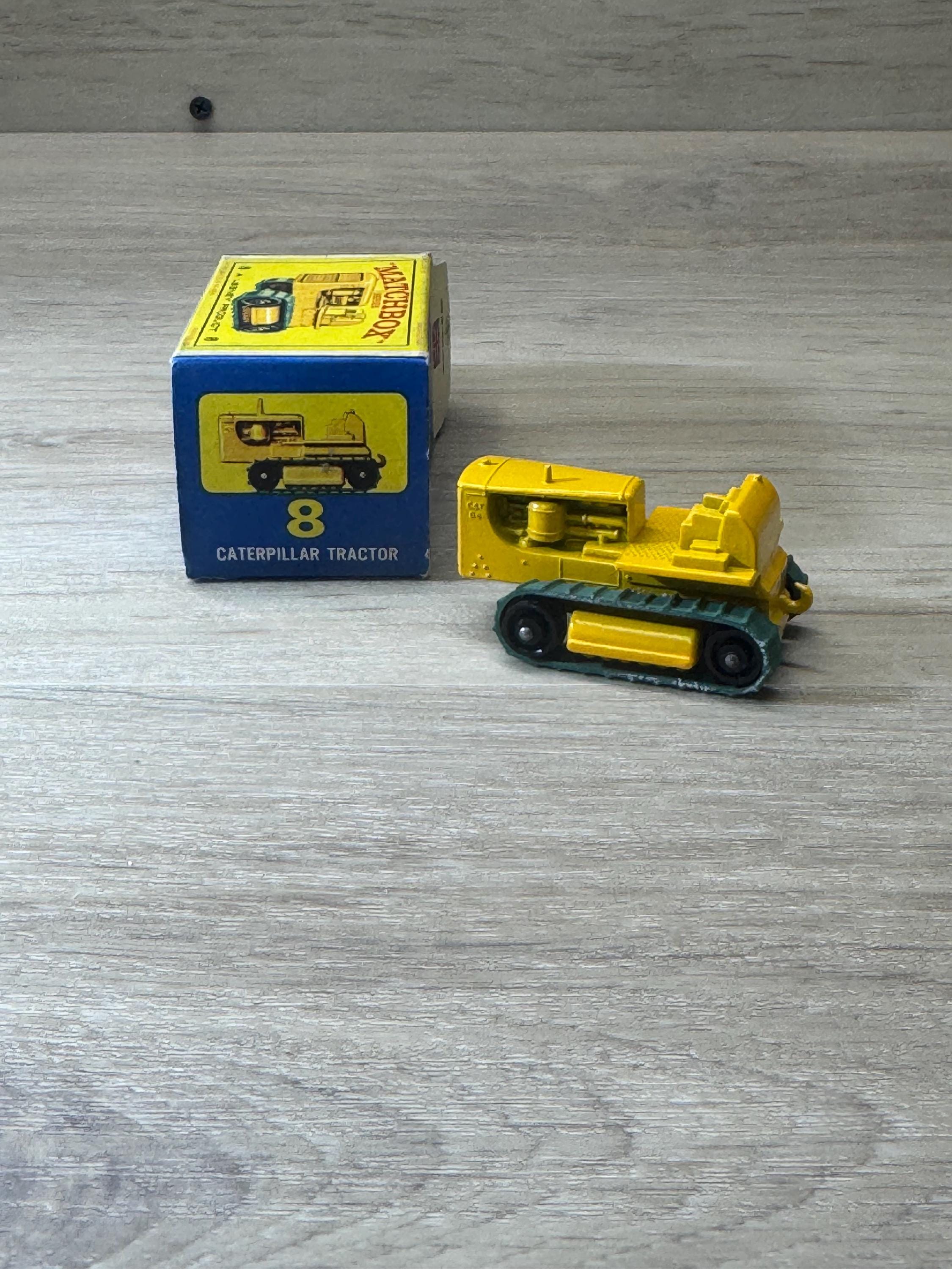 Vintage Matchbox Number Eight Caterpillar Tractor With Box - Etsy