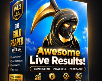 El Reaper de Oro v4.3 y v4.6 – Robot de trading de oro XAUUSD para MetaTrader 5 (MT5)
