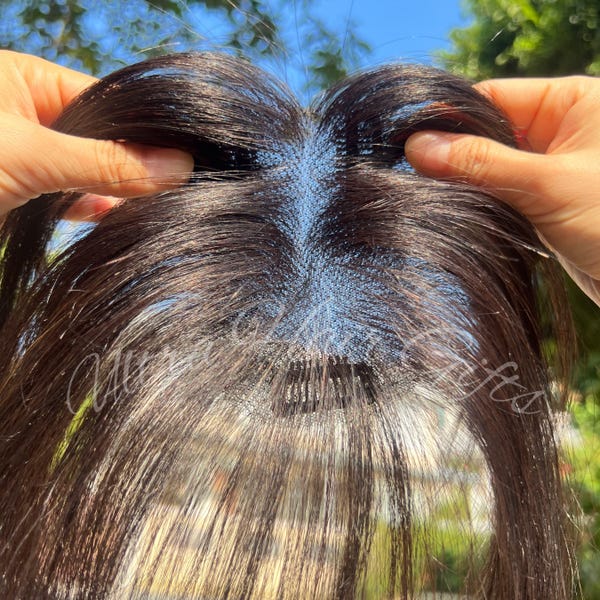 Hair Toppers for Black Women Real Human Hair - Etsy