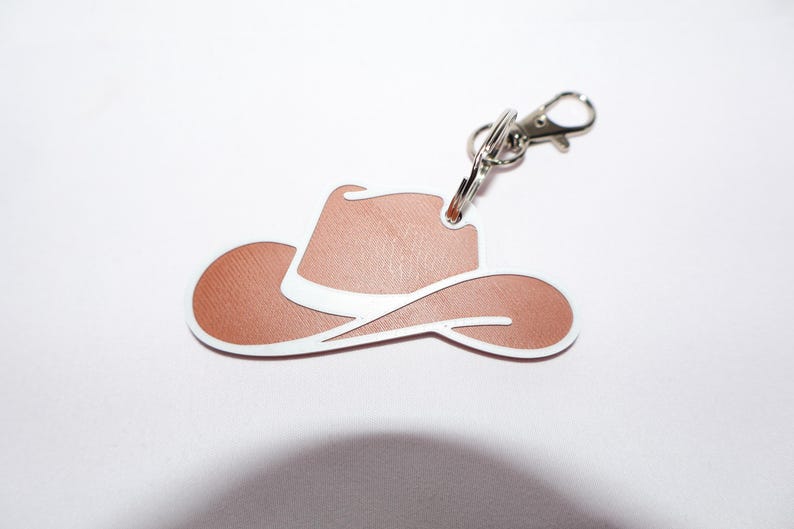 Cowboy Hat Keychain | Western Hat Bag Charm | Country Style Key Ring ...