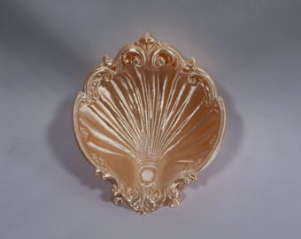 Shell Jewelry Dish | Ring Holder Trinket Tray | Coastal Decor