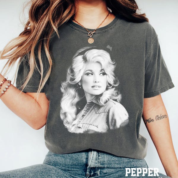 Dolly Parton Vintage comfort kleuren shirt, retro countrymuziek T-shirt, Dollywood-sweater, Dolly peutershirt, kinder-jeugd-T-shirt