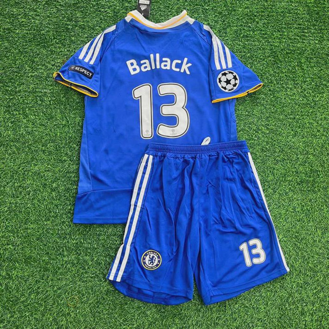 Chelsea 2008/09 Retro Kids Soccer Kit – Ballack #13 - Etsy