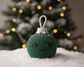 Weihnachtskugel Ornament Häkelmuster, Easy Amigurumi (Digitaler Download)