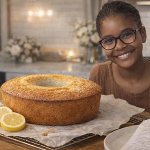 Nana & Kamiyah’s First Lemon Pound Cake Recipe | Homemade Southern Dessert | Digital Download PDF