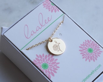 April Birthday Gift, Daisy Necklace, Daisy Jewelry, April Birth Flower Necklace, Birth Month Flower, Daisy Flower, Birth Flower Jewelry