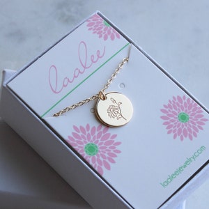 April Birthday Gift, Daisy Necklace, Daisy Jewelry, April Birth Flower Necklace, Birth Month Flower, Daisy Flower, Birth Flower Jewelry