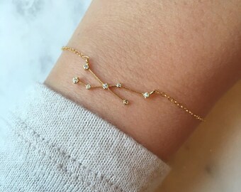 zodiac constellation bracelet