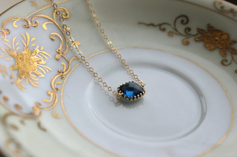 dainty sapphire bracelet