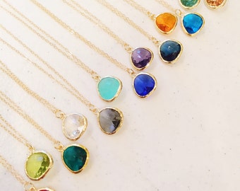Teardrop Gold Necklaces - As seen on Instagram - Christmas Gift under 25 - Gift for her