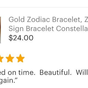 Personalized Jewelry Gift, Zodiac Jewelry, Gold Zodiac Bracelet, Zodiac Sign Bracelet, Constellation Bracelet, Celestial Wedding Party Gifts image 7