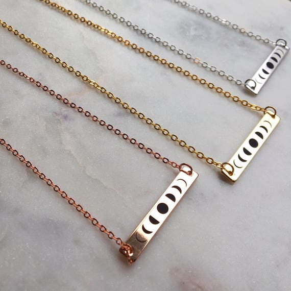 Marbled Moon Phase Jewelry Marbled Moon Phase Jewelry