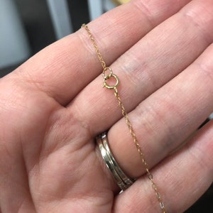 Pu&ograve; includere: Una collana a catena d'oro con chiusura a moschettone.