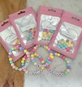 Child Party Favors, Girl Bracelet Making, Girl Birthday Party Favor, Jewelry Making Kit, Friendship Bracelets, Birthday Party Activity