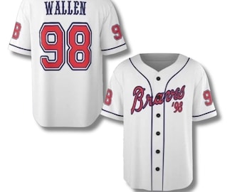 Honkbalshirt Morgan Wallen Vol 98 - merchandise voor countrymuziek