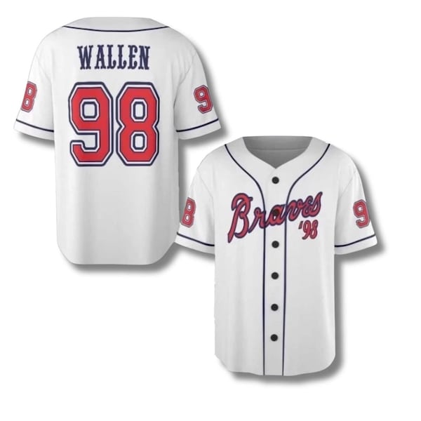 Morgan Wallen Vol 98 Baseball Jersey - Country Music Fan Merch