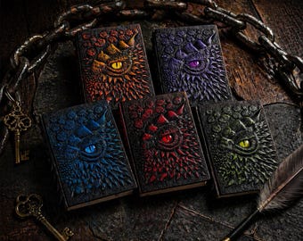 3D Dragon Eye Journal，Hard Cover Notebook