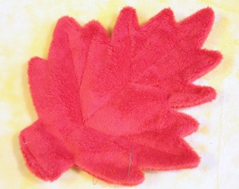 Small Soft Plush Maple Leaf Fursuit Prop