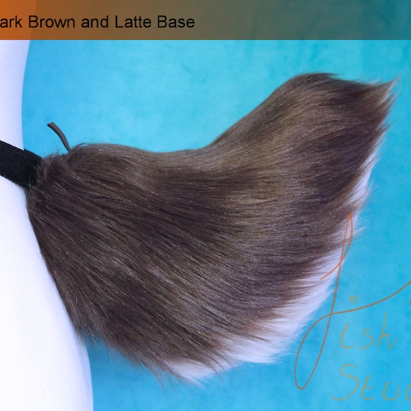 Furry Deer / Fawn Tail in Luxury Faux - Multi Colours - Great for bunny rabbit, deer, fawn or festival Costumes - Fursuit Nub accessory